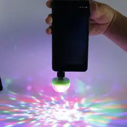 USB Мобильный телефон волшебный шар Android песня цветные огни магический шар лампа Голосовое управление автомобиля DJ огни мини-лампы для сцены