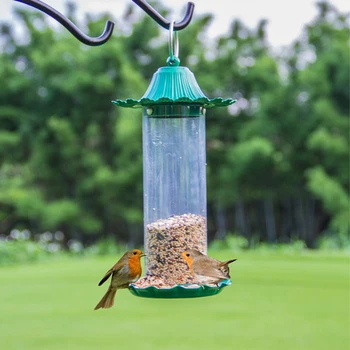 

Waterproof Squirrel Defeater Bird Feeder Pet Supplies Refillable Universal Removable Outdoor Garden Food Container Leakproof