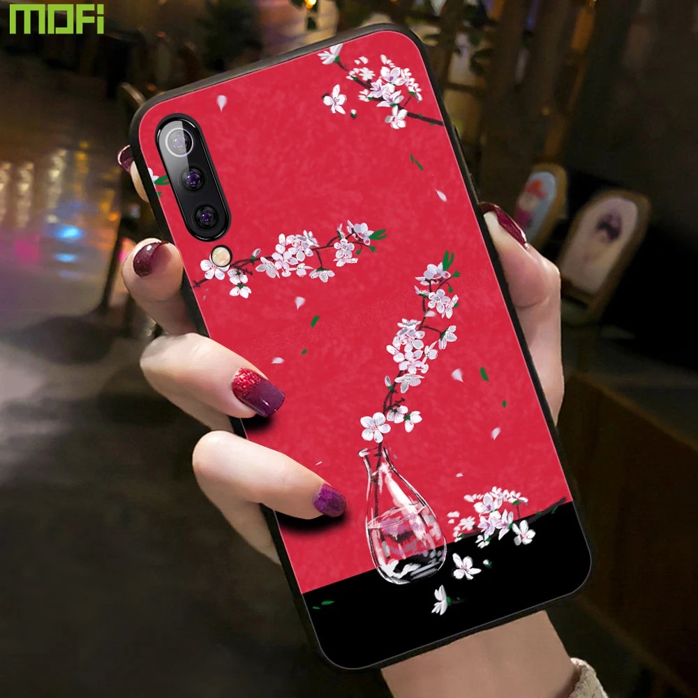 For Huawei Y9 2018 case cover mofi for huawei Enjoy 8 Plus Y7 Pro 2019 9 plus Flower Flora Girl Woman Customized |