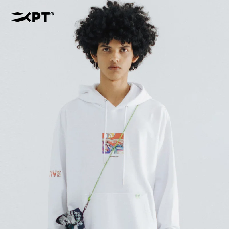 Куртка XPT Tide для мужчин и женщин свободная толстовка в стиле оверсайз с капюшоном