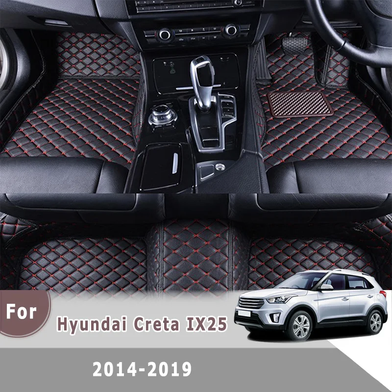 

RHD Carpets For Hyundai Creta IX25 2019 2018 2017 2016 2015 2014 Car Floor Mats Auto Accessories Leather Covers Rugs Automobiles