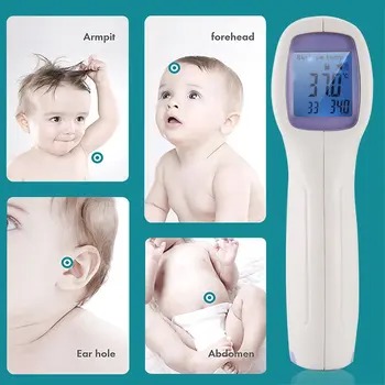 

CK-T1501Thermometer For home Infrared Digital Non-contact Infrared Thermometer LCD Backlight Termometro Dropshipping