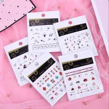 3D бронза наклейки для ногтей маникюра со стразами Стикеры ногтей Стикеры Diamond Маникюр только алмаз Стикеры Японский Корейский стерео wit