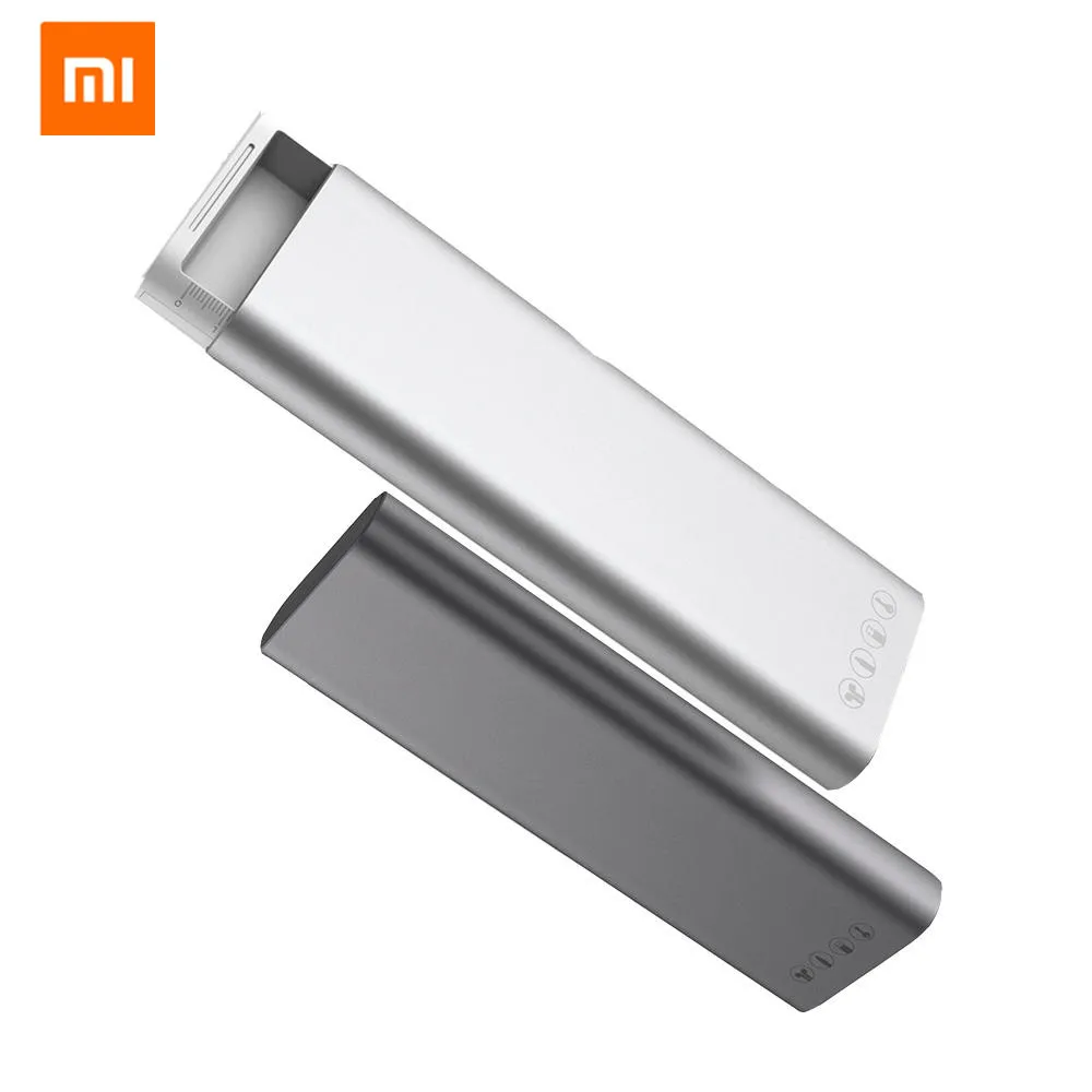 

Xiaomi Mijia Metal Stationery Box MIIIW Portable Pencil Case Earphones Cable Organizer Aluminum Shell Push Switch School Office