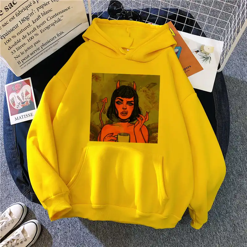 yellow aesthetic hoodie