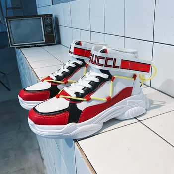 

Lightweight Sport Outdoor Running Shoes Men Sneakers Red Lace-up Athletic Shoes Male Comfortable Breathable Krossovky