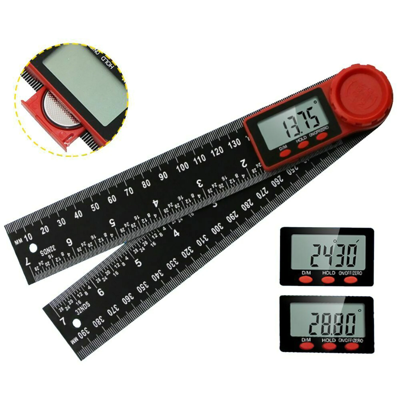 Digital Protractor Angle Finder Angle Meter Measure Ruler Tool 217mm 