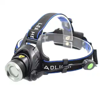 

Adjustable Zoomable XML T6 LED Headlamp Rechargeable Waterproof 3 Modes Frontal Flashlight Portable 2000 Lumens Torch Headlight