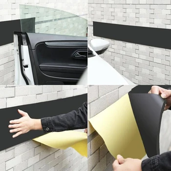 

Replacement Car Wall Door Protector Guard Bumper Safety EVA 100x20cm Flexible Rubber Durable Practical