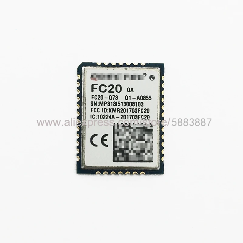 10 шт. FC20 FC20-Q73 Wi-Fi и BT LCC модуль используется в сочетании с EC21 EC25 EC20 R2.0 R2.1 EG25-G |