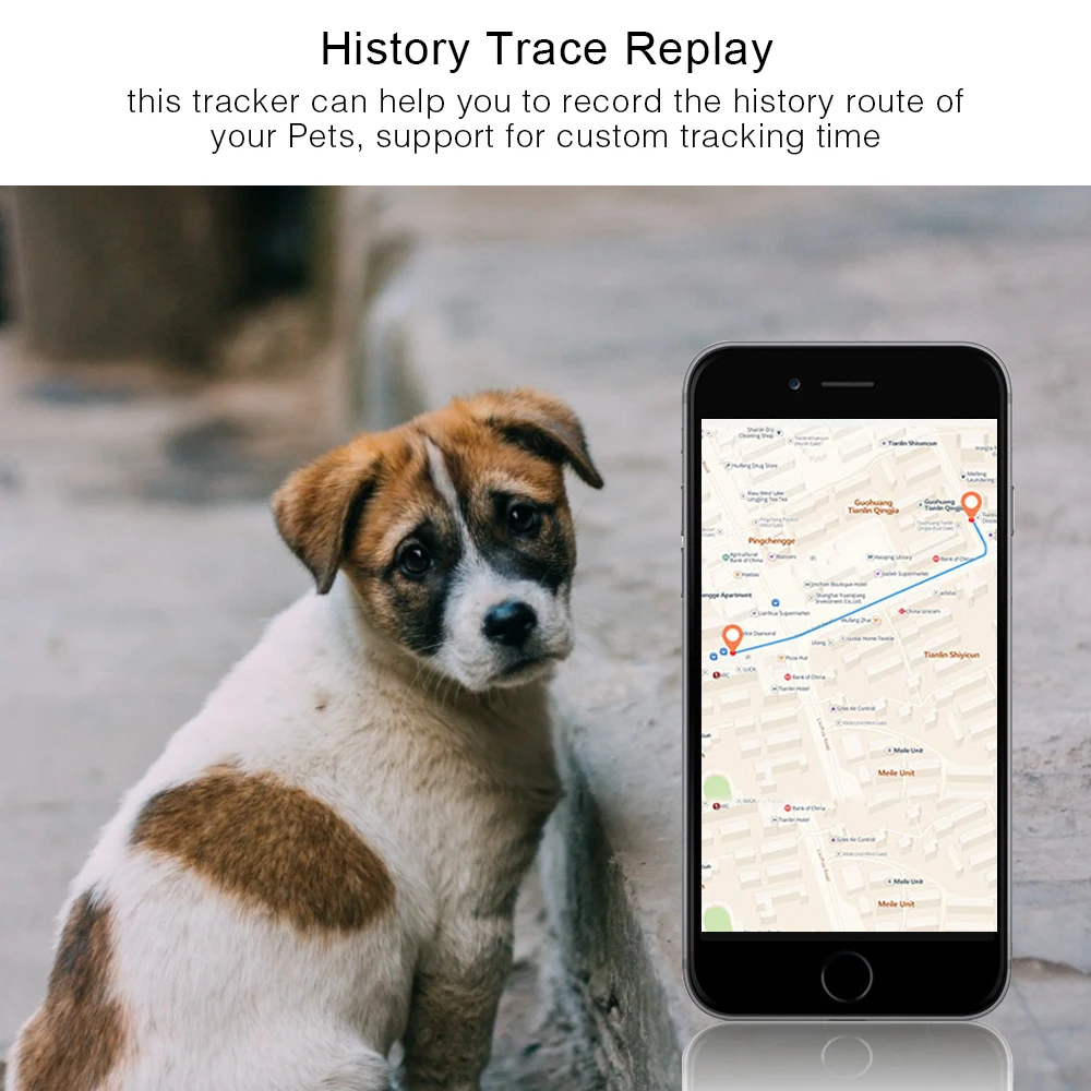 Мини gps-трекер для детей, gps сигнал SOS, голосовой монитор, ошейник для домашних животных, отслеживание в реальном времени, гео-забор, брелок