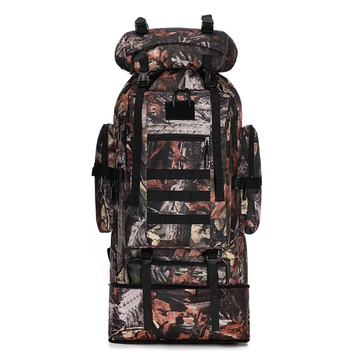 100L Hiking Backpack Camouflage New Travel Rucksack Sadoun.com