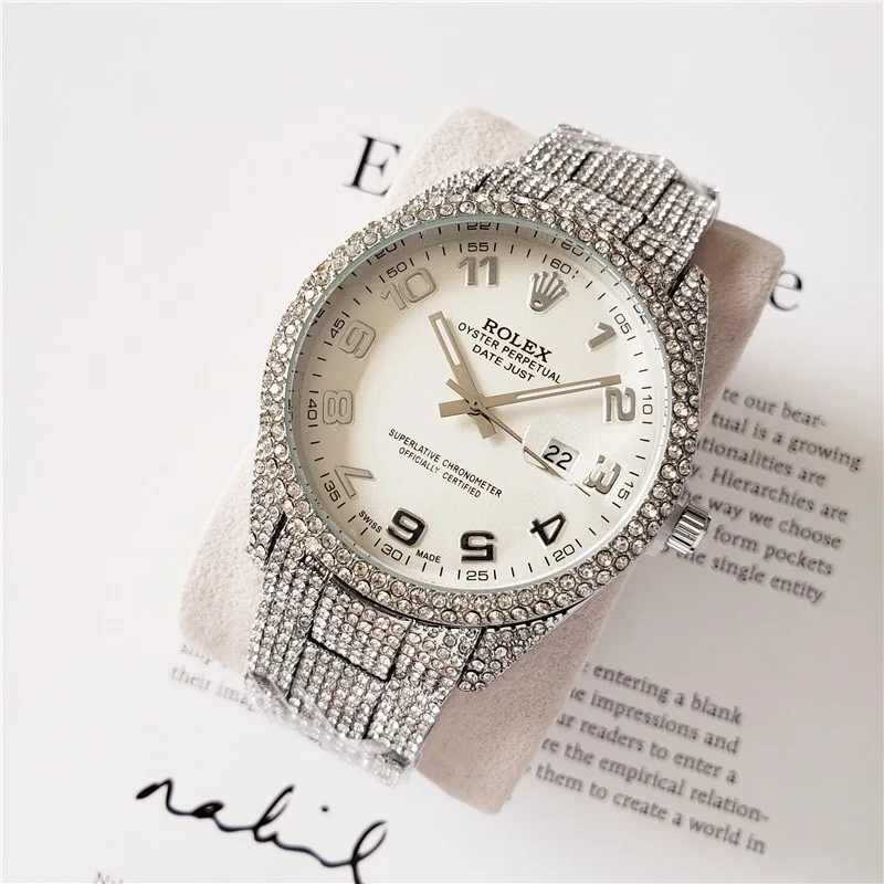 

2020 new Rolex- high-end fashion three-needle simple automatic movement watch AAA men and women casual watch watch gift 1028