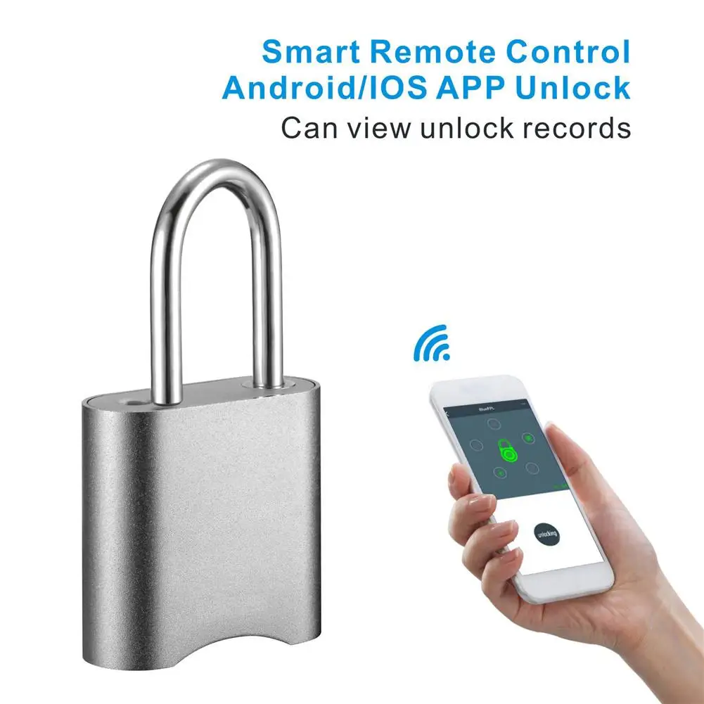 Умный электронный дверной замок Bluetooth, отпечаток пальца для дверного навесного замка шкафчик для Android iOS приложение дистанционное управление замки