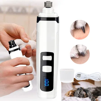 

Hot-selling High-power Pet Nail Polisher Electric Dog Nail Grinder Pet Electric Paw Trimmer Paws Grooming Pet Nail Clippers