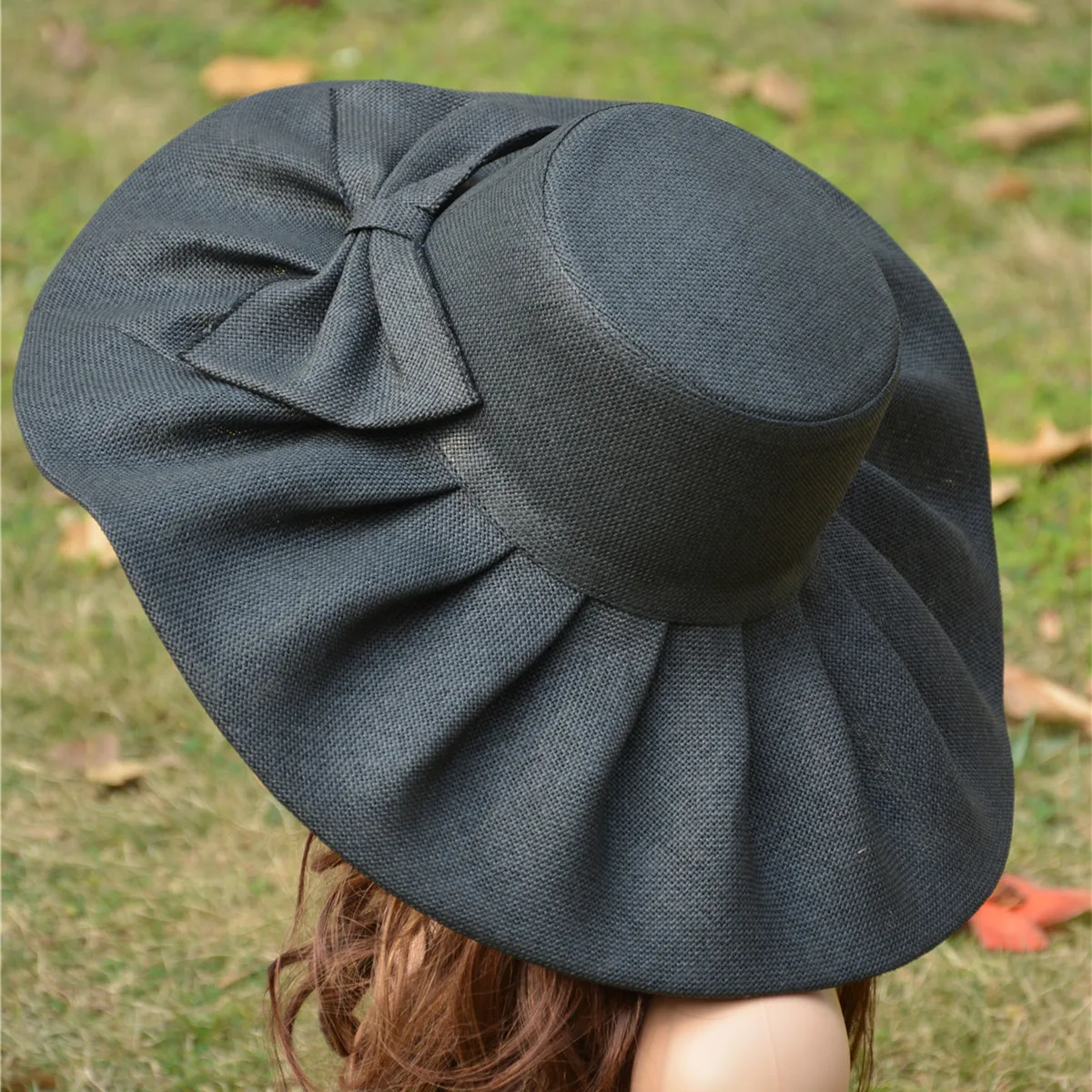 para Mulheres, Kentucky Derby Aba Larga, Casamento Igreja Praia Floppy HatA047