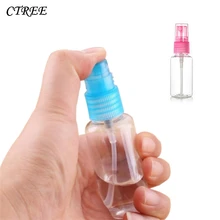 CTREE 2 шт мини-пластиковая прозрачная 30 мл маленькая пустая бутылка-спрей для путешествий, для макияжа и ухода за кожей, для многоразового использования в бутылках C661