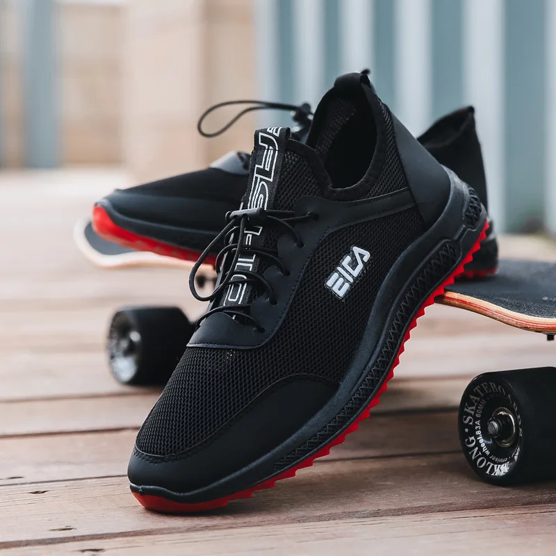 

Summer New Style Shoe Breathable Running Shoes Sports Casual Trend 2019 Trendy Shoes Men Versatile Versatile Mesh Shoes Summer