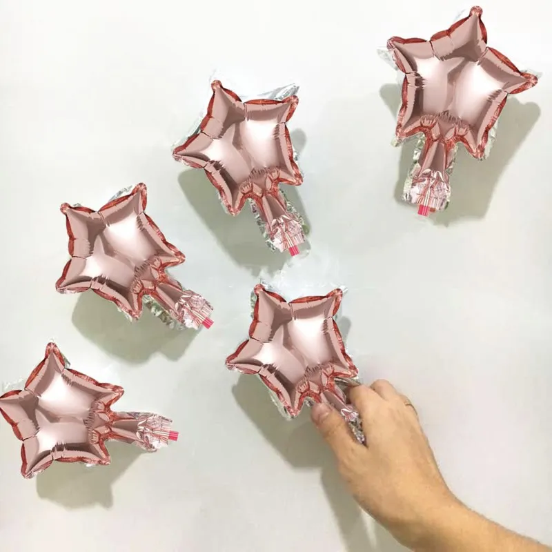 Description Picture 4 of item50/30/15/5pcs 5inch cute love little star shaped aluminum foil balloon wedding decoration wall birthday party baby shower balloo