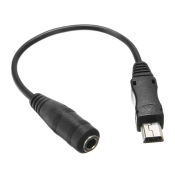 

Mayitr 17cm Mini Mico USB to 3.5mm Microphone Cable 3.5 Mic Transfer Adapter Cable Cord for Gopro Hero 3 3+ 4
