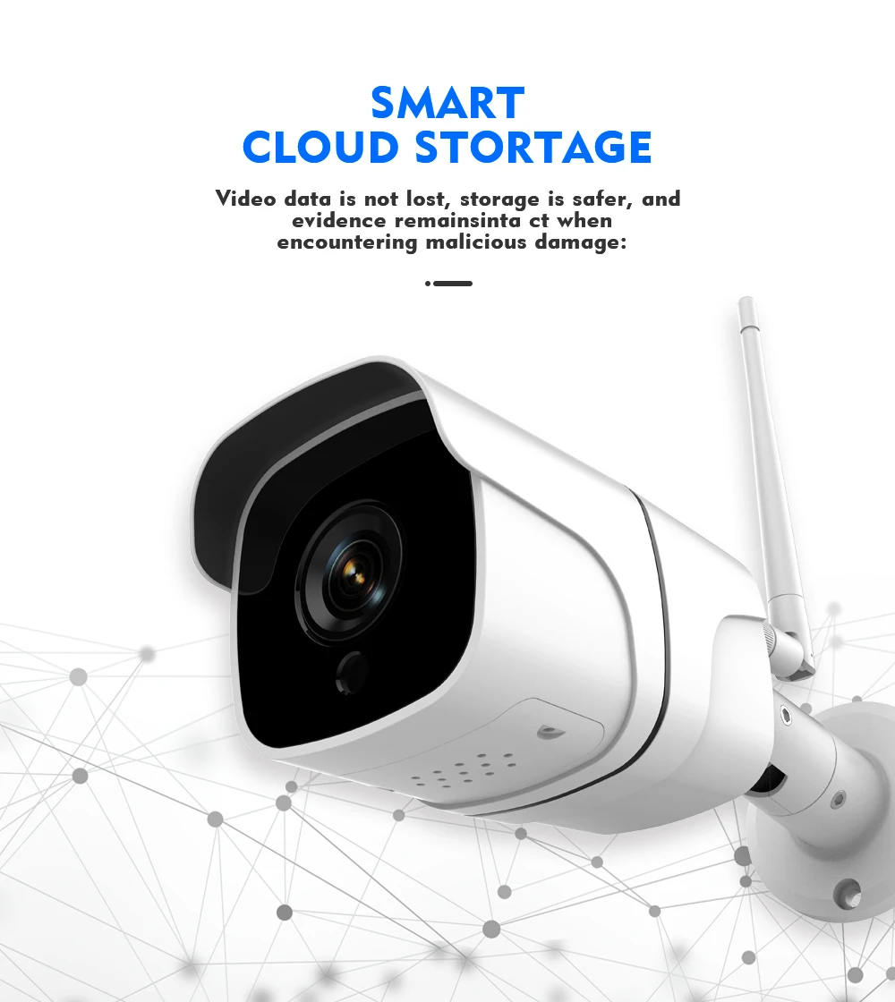 Elinksmart, ip-камера 1080 P, наружная цилиндрическая камера, Wifi, беспроводная, Погодостойкая, для безопасности, двухстороннее аудио, ONVIF IR, ночное видение, 20 м