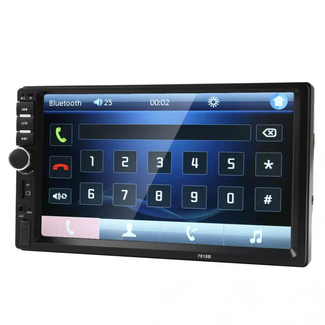 7 дюймов 2 DIN Bluetooth в тире сенсорный экран Авто аудио стерео MP3 MP5 плеер USB