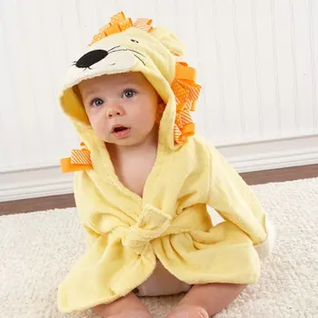 

Hooded Animal model ing Baby Bathrobe/Cartoon Baby Spa Towel/Character kids bath robe/infant beach towels