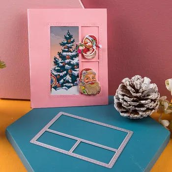 

Embedded Rectangular Window Border Metal Cutting Dies New 2020 Craft Dies Scrapbooking Stencil Paper Card Decor Craft Diecuts