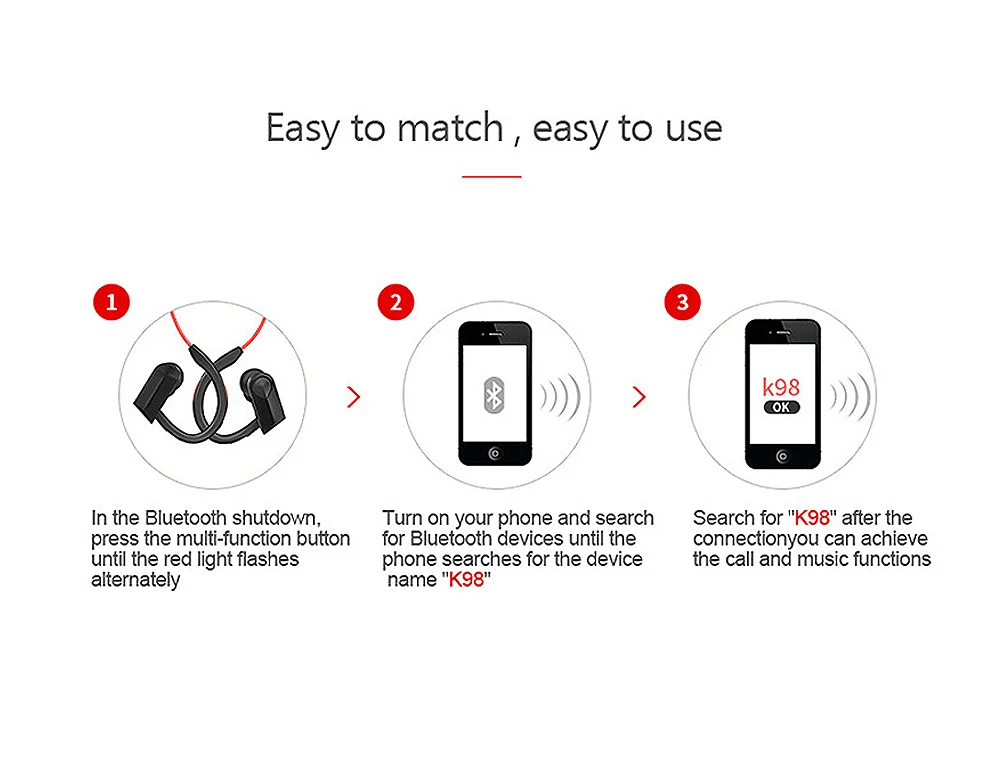 FBYEG Bluetooth наушники, беспроводные наушники, Bluetooth спортивная Гарнитура, наушники с защитой от пота, басы, шумоподавление с микрофоном для телефона