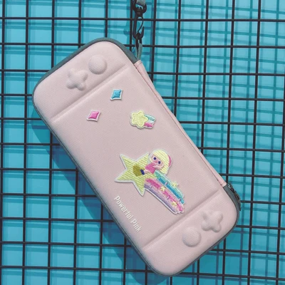 NS Switch жесткий чехол для хранения для консоли nintendo Switch прочная сумка для хранения для nintendo NS сумка Switch аксессуары - Цвет: Pink Bag