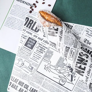 100 шт./лот пищевая вощеная бумага сорт смазывающая бумага пищевая обертка оберточная бумага для хлеба сэндвич бургер фри масло бумага инструменты для выпечки - Цвет: B-100pcs