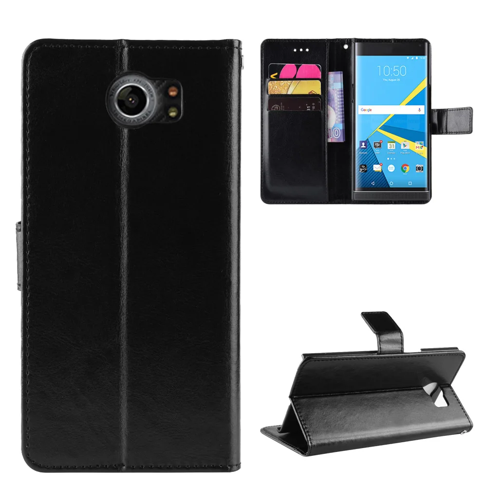 For Blackberry Priv Case inch Flip Luxury PU Leather Phone