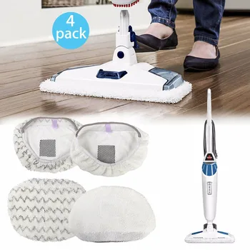 

4 Pack Steam Mop Pads Compatible for PowerFresh 1806 1940 1544 1440 Series 2 pads with built-in scrubbing strips Mop Pads