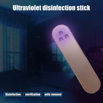 

LED Ultraviolet UV Germicidal Lamp Mini Portable Handheld Disinfection Stick UVC Sterilizer For Disinfect Bacterial Kill Virus
