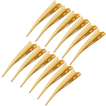 

12Pcs Large Metal Hair Clips for Styling Salon Sectioning Rust-Proof Hairpin