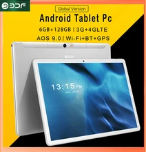Tablette Android 10.1 de 128 pouces, avec 6 go de ram et 9.0 go de rom, Octa Core, Google Play, 3G/4G LTE, fonction d'appel téléphonique, 1280*800, GPS, WiFi, nouvel arrivage