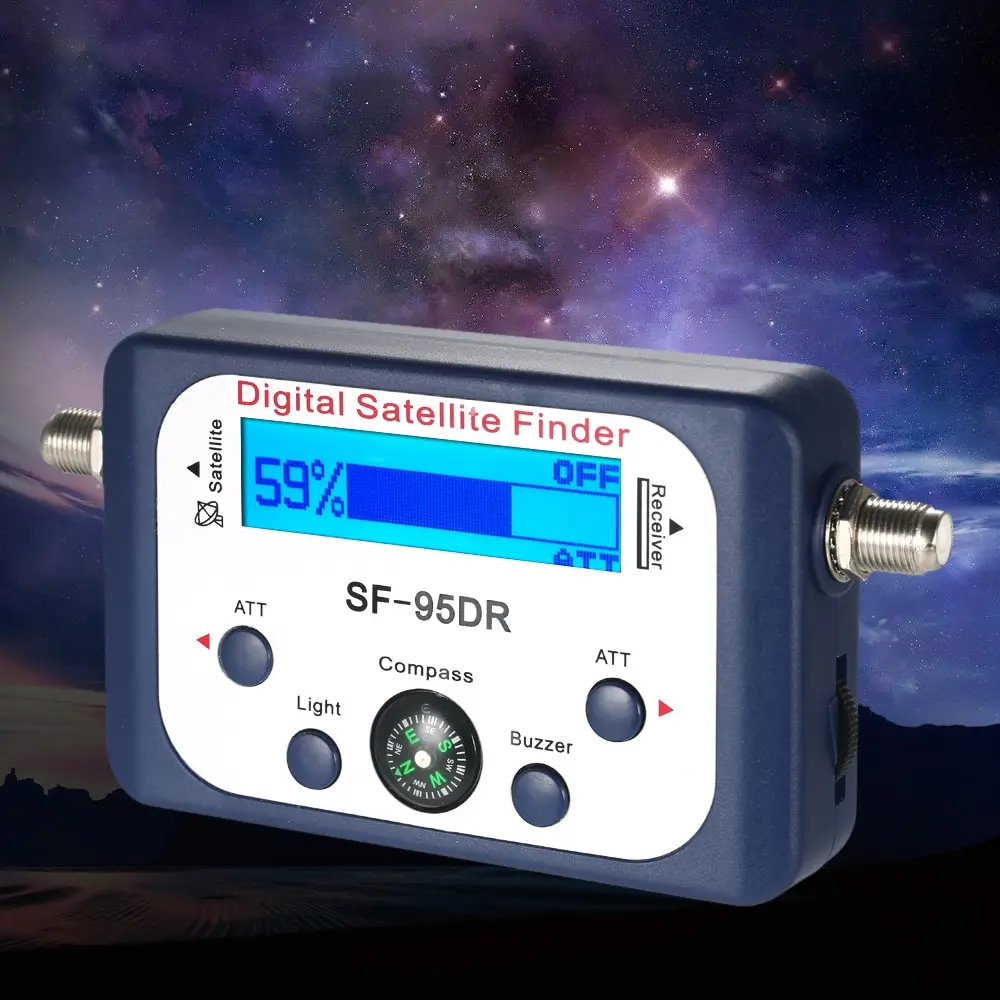

Digital Satellite Finder Satellite Signal Meter Digital Satellite Signal Finder Meter with LCD Digital Satfinder with Compass