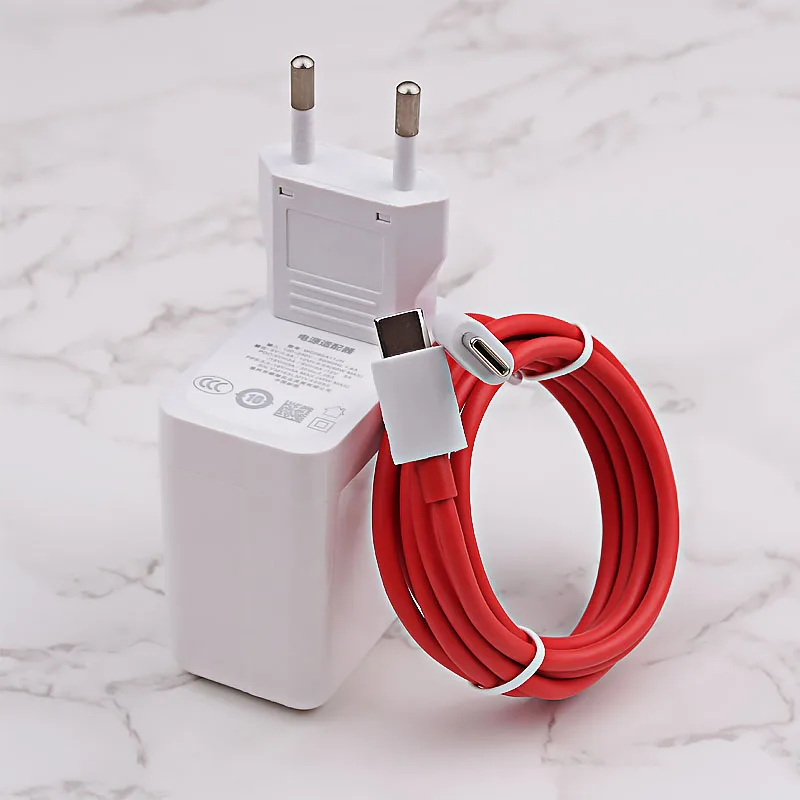 usb c 5v 3a Original OnePlus 8T Warp Charge 65 Power Adapter White EU US Warp Charger Type C To Type C Cable 65w One Plus 9 8 T 8 pro 7T quick charge usb c Chargers