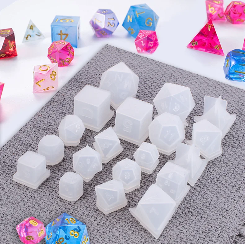 Силиконовые формы DIY хрустальные для эпоксидной смолы кости ремесла с цифрами