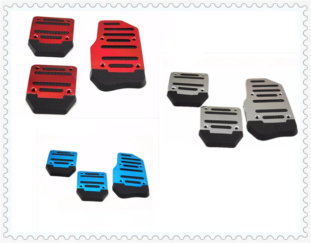 

Car accessories aluminum alloy manual transmission non-slip pedal set for Jeep Hurricane Gladiator Wrangler Compass Patriot