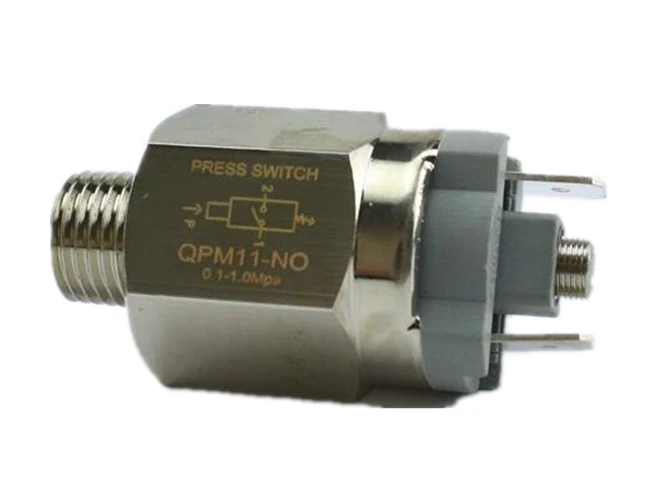 QPM11-NC/QPM11-NO G1/8 G1/4 переключатель давления 0,1-1 МПа/Регулируемый воздушный мембранный механический простой автоматический контроллер