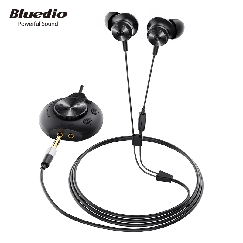 Bluedio Li Pro wired earphone 7.1 virtual sound card HIFI stereo headset built in microphone magnetic headset for phone PC|Phone Earphones & Headphones| - AliExpress