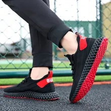 Новинка года; Летняя мужская прогулочная обувь; уличные модные удобные кроссовки из сетчатого материала; Студенческая спортивная обувь; мужские Нескользящие низкие кроссовки для бега