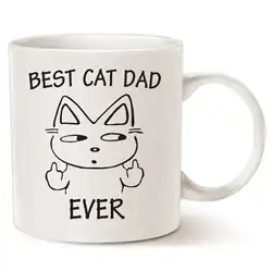 Лучшая кошка мама навсегда забавный кот подарки кофейная керамическая кружка
