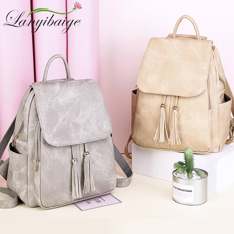 New Women's High Quality PU Luxury Backpack Fashion Design Shoulder Bag  Casual Lightweight Travel Backpacks Knapsack School Bags - AliExpress