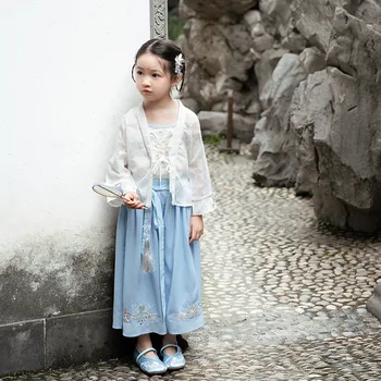 

Children Hanfu Baby Chinese Style Tang Suit Girl Ancient Princess Cosplay Costume Dress Stage Performance Suit Halloween Colthes