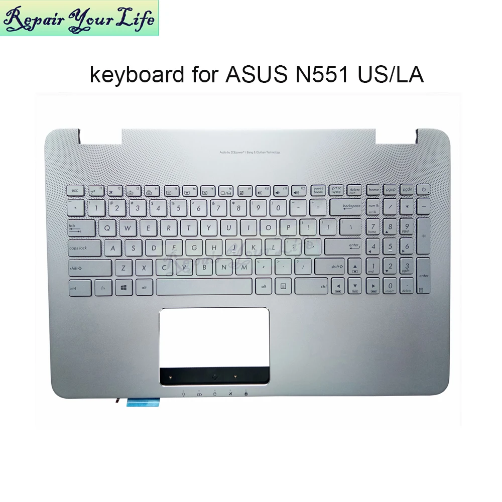 Клавиатура для ноутбука ASUS N551J N551JB JK N551VW JX с подсветкой | Компьютеры и офис