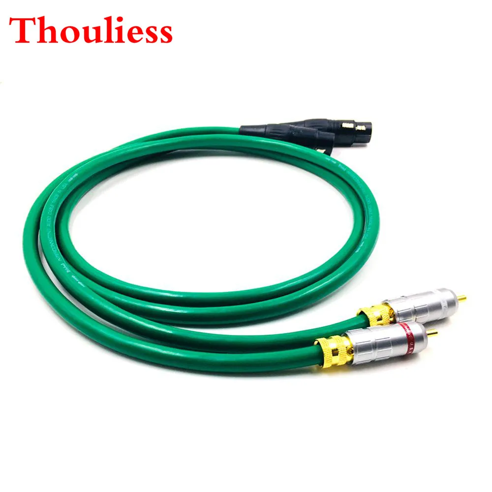 

Thouliess Pair Type-1016 RCA to XLR Balacned Audio Cable RCA Male to XLR Female Interconnect Cable with MCINTOSH USA-Cable
