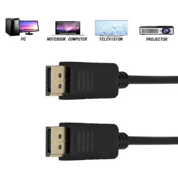 

Displayport Line Connection Dp To Hdmi 3M Large Dp Male To Male Sata Cable Adapter Useful High Quality Best Price