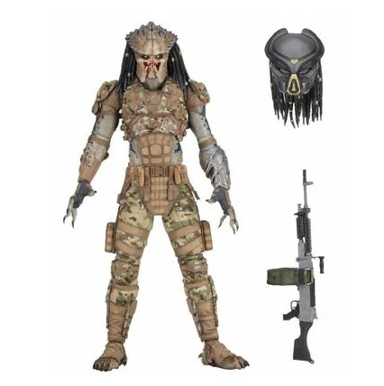 brown Lensple NECA фигура хищника игрушка Охотник Хищник Ultimate Emissary#2#1 7 дюймов ПВХ фигурка модель игрушки коллекционная кукла подарок - Цвет: brown